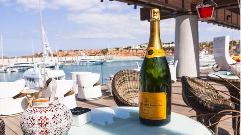 Champagner und Marina