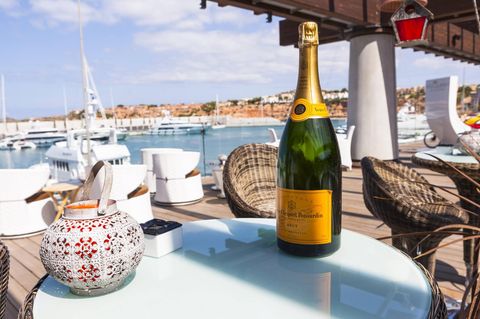 Champagner und Marina
