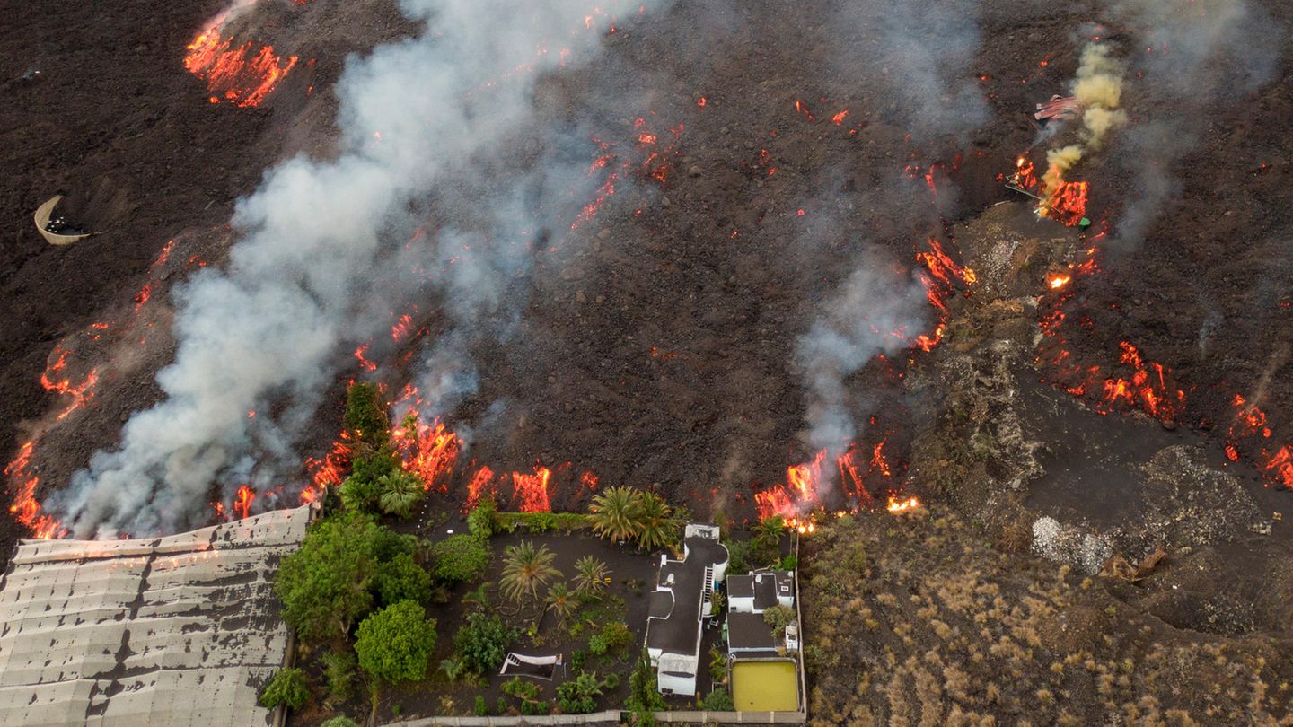 Vulkanausbruch auf La Palma Fotos zeigen das Ausmaß der Katastrophe