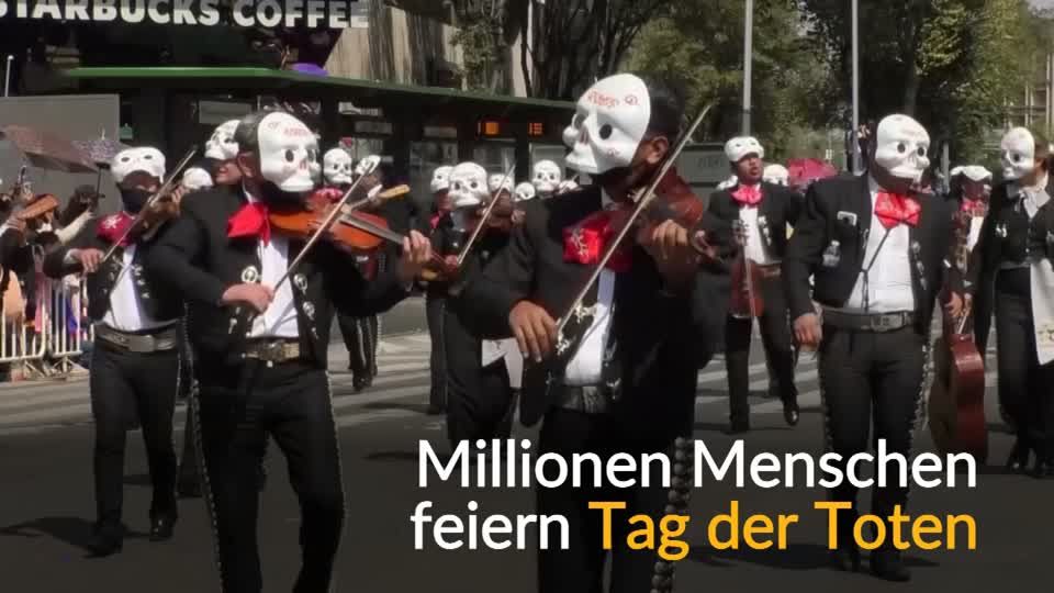 Video: Lateinamerika feiert Tag der Toten Video: Lateinamerika feiert Tag der Toten