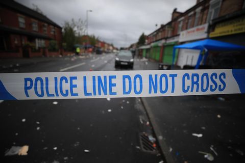 Mordfall in England: Polizeiabsperrband als Symbolfoto