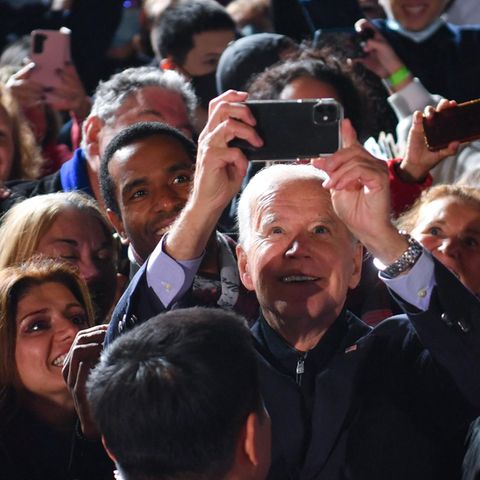 Selfie mit Joe Biden