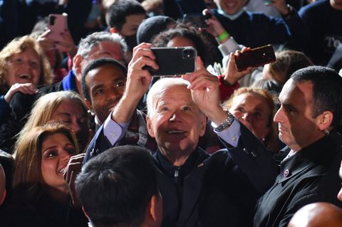 Selfie mit Joe Biden