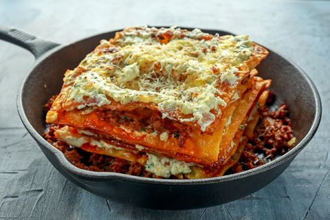 Pfannenlasagne.
