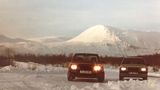 Bei den Erprobungen bei Nikkaluokta beziehungsweise Kiruna wurde der Mercedes 190 auf Herz und Nieren geprüft