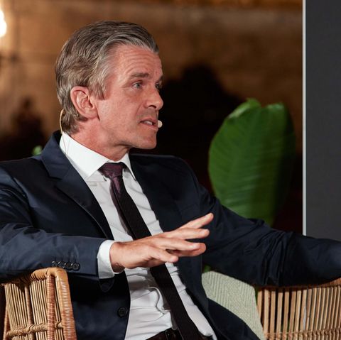 Markus Lanz auf der Bühne bei einem Event der "Zeit"