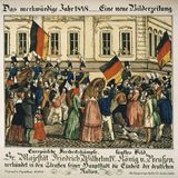 1848: Revolutionäre Frauen-Zeitungen  Hungersnöte, Massenarmut, entrechtete Arbeiter und das vom Adel unterdrückte Bürgertum führten 1848/49 zur Revolution in Deutschland nach französischem Vorbild. Auch wenn der Aufstand scheiterte, wirkte er in vielfacher Hinsicht wie ein gesellschaftlicher Katalysator: Parteienvielfalt, Medienvielfalt durch die Pressefreiheit, eine erstarkte Arbeiterbewegung mit der SPD als politische Kraft und eine organisierte Frauenbewegung im Kampf für Emanzipation.  Zwar gab es bereits mit den "Moralischen Wochenzeitschriften" und den "Frauenzimmer-Journalen" schon im späten 18. Jahrhundert Publikation, die sich gezielt an weibliche Leser wendeten, doch mit der Revolution 1848 und der Freiheit der Presse verschob sich der Ton weg von der Unterhaltung hin zur Politik und Gesellschaftskritik. Zum ersten Mal gaben Frauen politische Zeitschriften heraus, die das politische Geschehen aus weiblicher Perspektive kommentierten und die Ungleichheit der Geschlechter thematisierten.  Die Frauen-Zeitung von Mathilda Franziska Anneke gilt als erste politische Zeitung für Frauen in Deutschland, obwohl die Artikel nicht ausdrücklich Frauen adressierten. Anneke war eine aktive Kämpferin der Revolution, radikal Demokratin, sie pflegte Kontakte zu Karl Marx und war bereits einmal geschieden – ein Skandal. Für die Zensurbehörden war das zu viel. Nach drei Ausgaben wurde die Frauen-Zeitung verboten. Mathilda Franziska Anneke floh in die USA und wurde dort eine der wichtigsten Ikonen der Frauenbewegung. Die deutschen Länder erließen nach der niedergeschlagenen Revolution Gesetze, die Frauen jede politische Betätigung verbot.