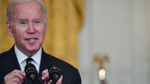 Joe Biden konnte die Partei bei seinem größten politischen Vorhaben, dem Infrastrukturpaket, nicht hinter sich vereinen