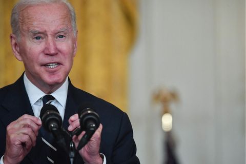 Joe Biden konnte die Partei bei seinem größten politischen Vorhaben, dem Infrastrukturpaket, nicht hinter sich vereinen