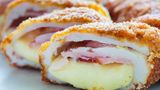 Ein aufgeschnittenes Cordon Bleu