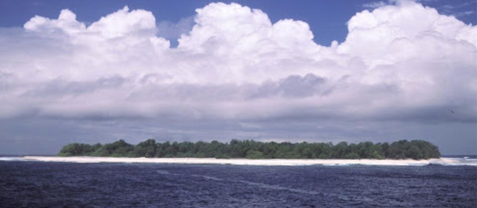 Vostok Island from afar Vostok Island from afar