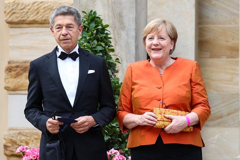Bundeskanzlerin Angela Merkel (CDU) und ihr Mann Joachim Sauer