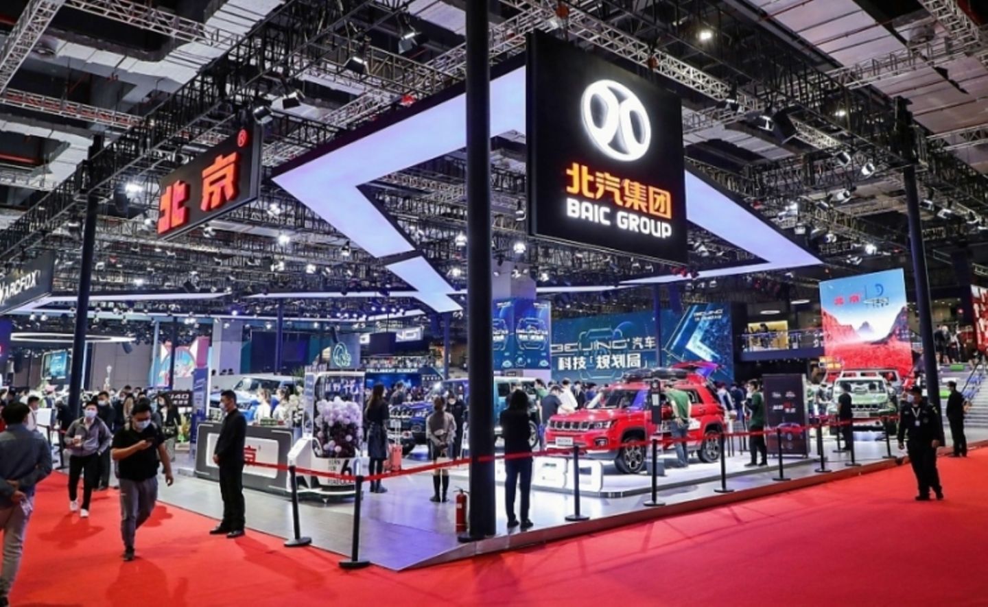 BAIC Messestand