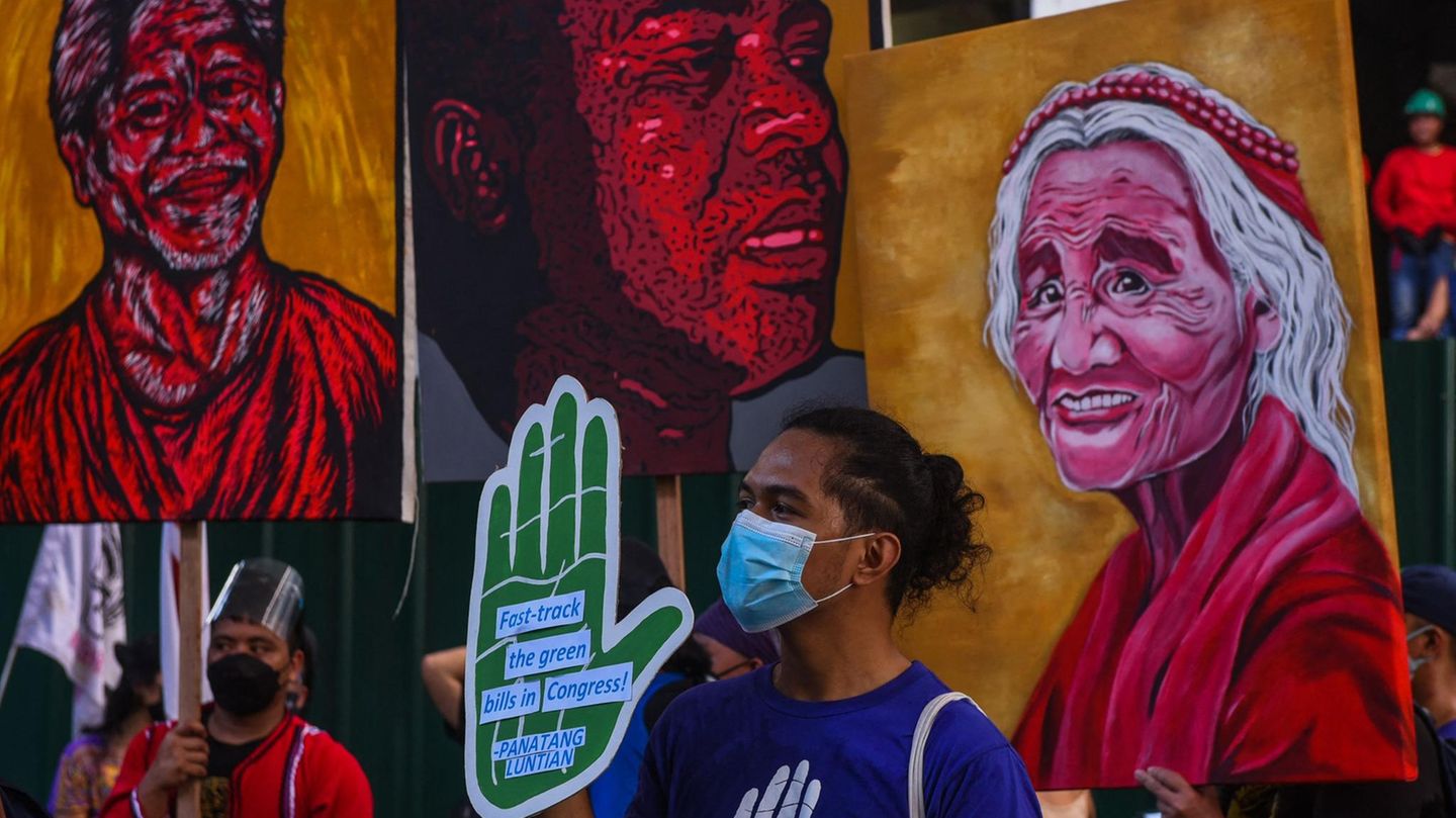 Klimaprotest in Manila
