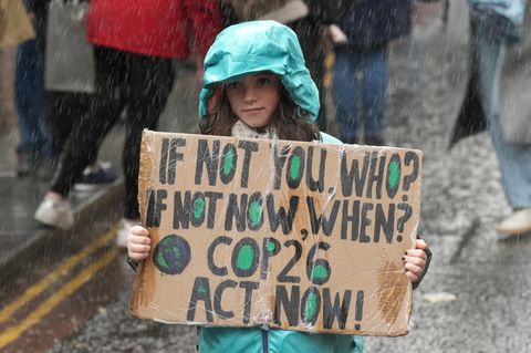 Klima-Demonstranten fordern mehr Taten vom COP26-Klimagipfel