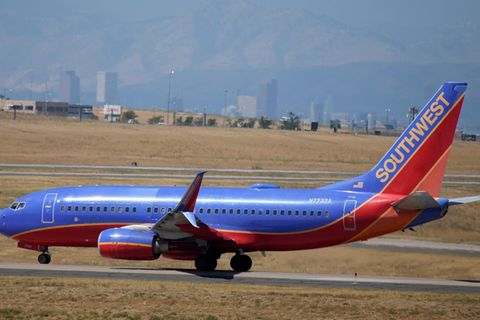 Flugzeug von Southwest Airlines