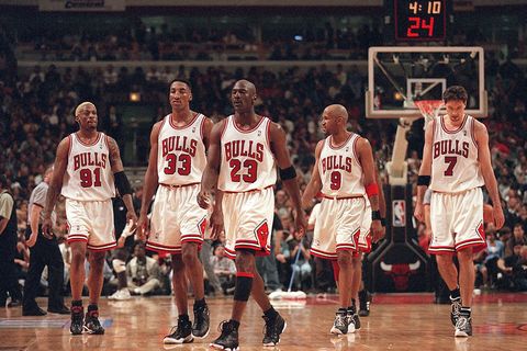 Scottie Pippen und Michael Jordan