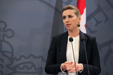 Die dänische Ministerpräsidentin Mette Frederiksen