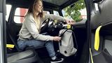 Der Beifahrerplatz dient als Kofferraum