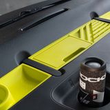 Extra Ablagen helfen beim Verstauen