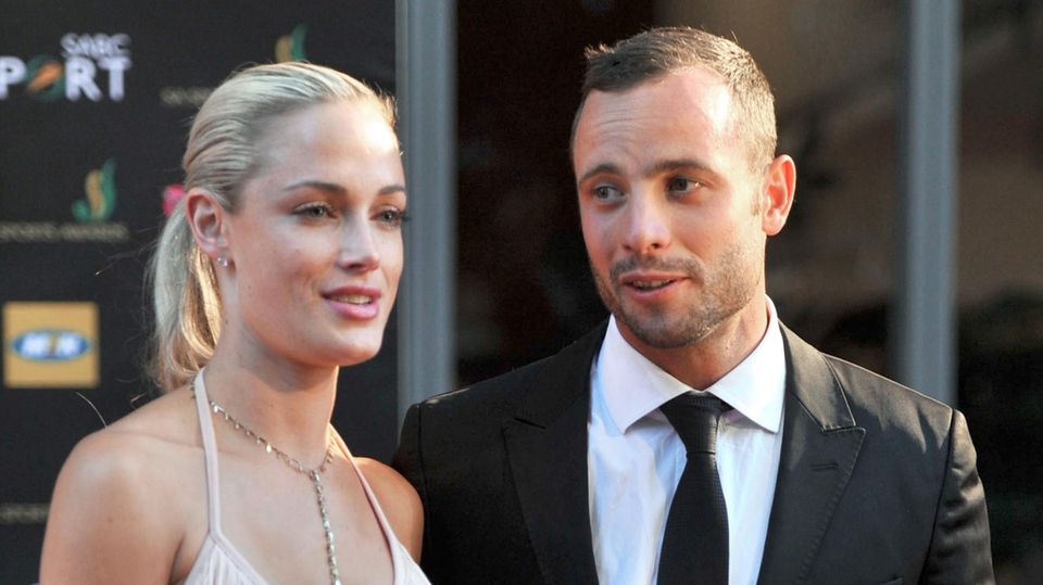 Reeva Steenkamp und Oscar Pistorius bei einem Event im Jahr 2012