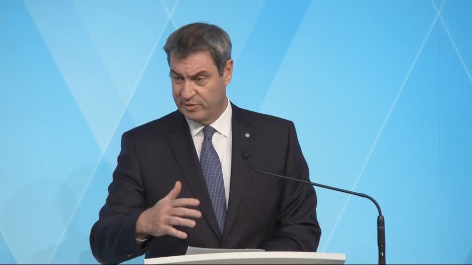 Video: Söder: Ampel-Parteien dürfen sich vor Corona nicht wegducken Video: Söder: Ampel-Parteien dürfen sich vor Corona nicht wegducken