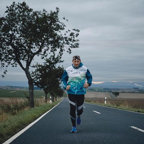 Torsten Orth bei seinem morgendlichen Lauf
