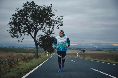 Torsten Orth bei seinem morgendlichen Lauf