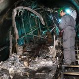 Die ausgebrannte Bergbahn