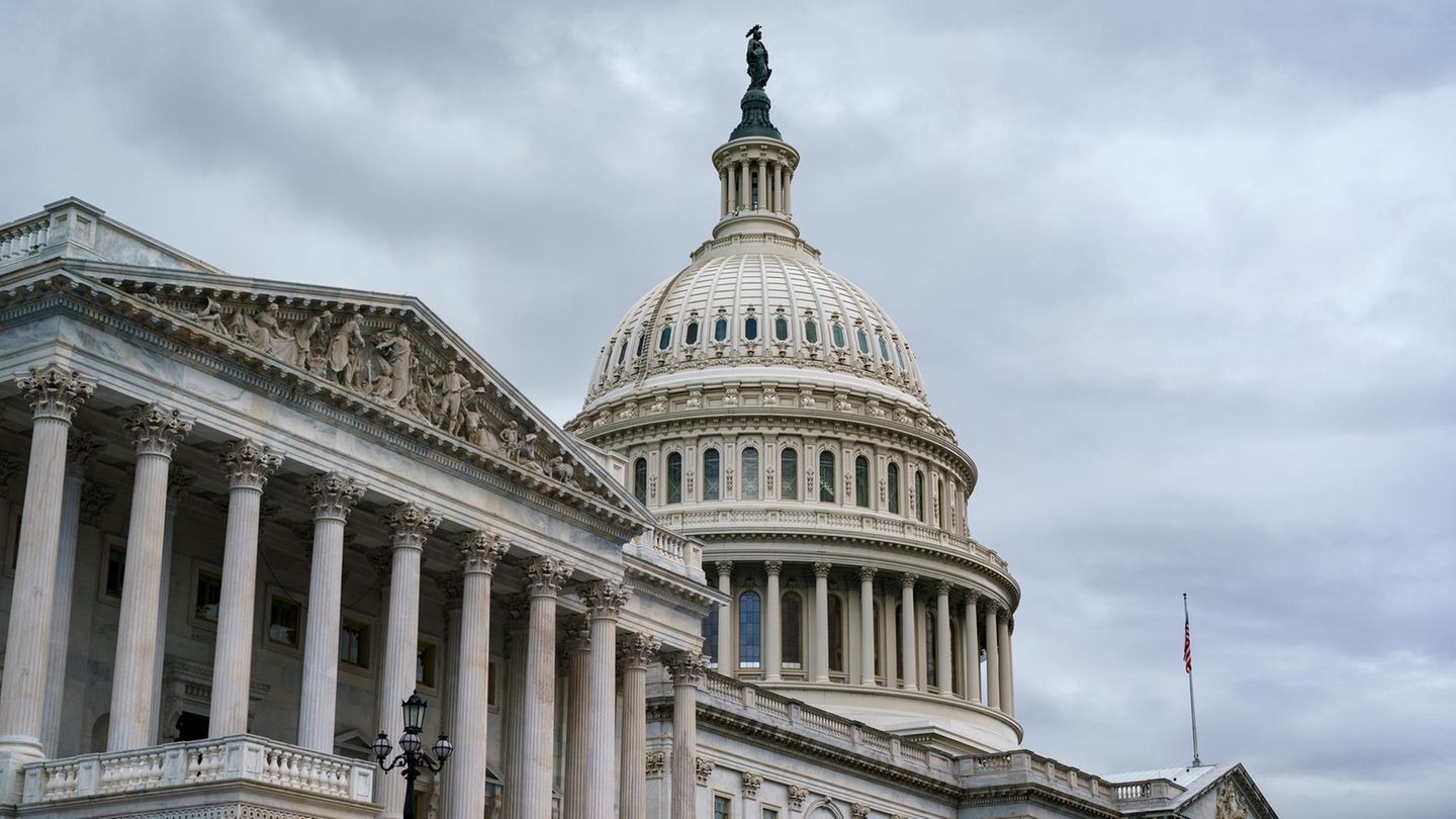 Aufnahme des Kapitols in Washington D.C.