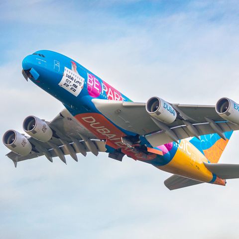 A380 von Emirates "Expo 2020"