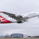 Airbus A380 von Qantas