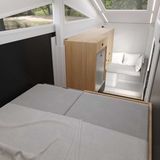 Blick vom Doppelbett aus.