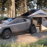 Auf dem Dach befindet sich ein Solarpanel.