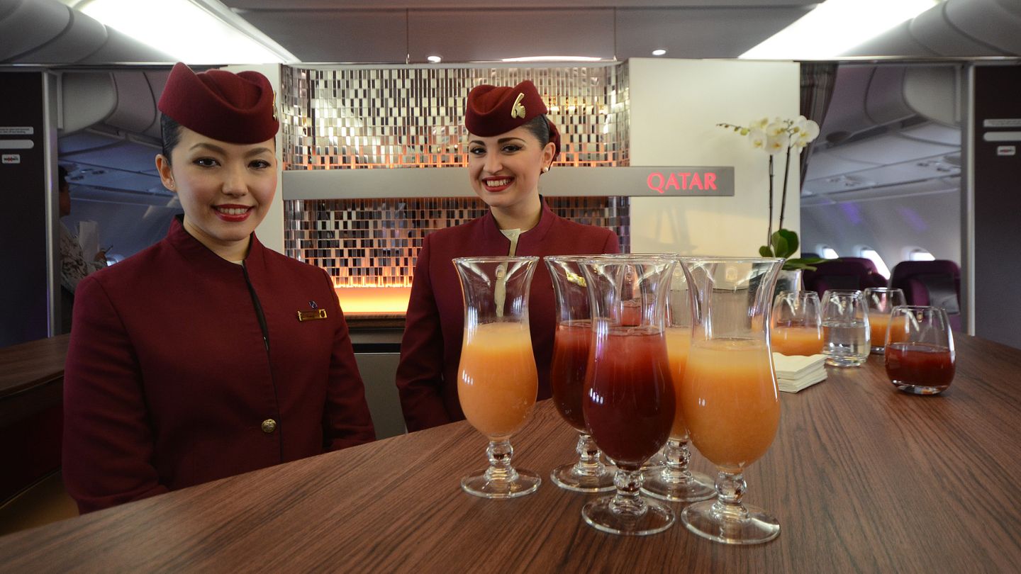 Qatar Airways A380 Bar Qatar Airways A380 Bar