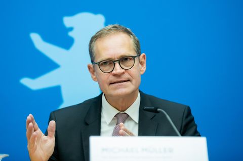 Michael Müller, noch wenige Tage Regierender Bürgermeister von Berlin