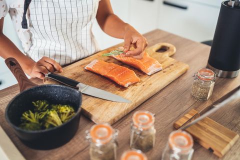 Lachs essen
