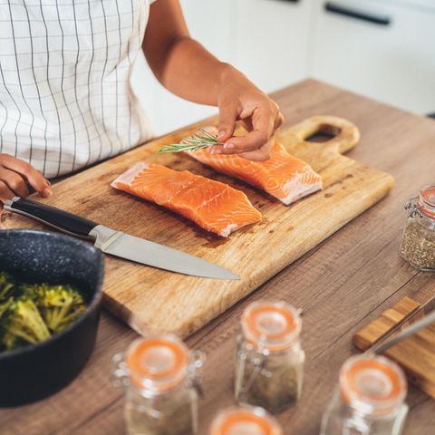 Lachs essen