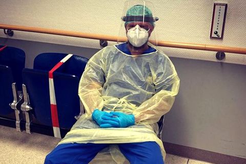 Michael Steidl arbeitet als pflegerischer Leiter der Notaufnahme in einem Krankenhaus in Rosenheim