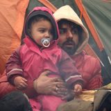 Viele Familien mit kleinen Kindern und Säuglingen sind unter den den Geflüchteten.