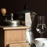 Caffè Corretto mit Grappa