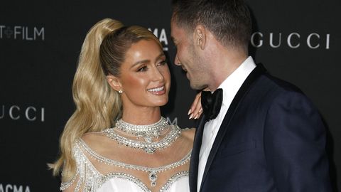 Paris Hilton und Carter Reum bei der LACMA Art + Film Gala im Los Angeles County Museum of Art