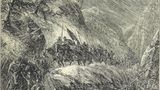 Der Schwarze Prinz auf dem Marsch nach Spanien - durch das symbolträchtige Tal von Roncesvalle. Der Legende nach ist hier Roland - ein Vorbild für alle Ritter - gefallen.