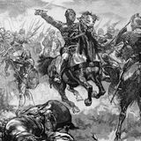 In der Schlacht von Crecy musste der 16 Jahre als Prinz mit seinem Einsatz den schwankenden Flügel des englischen Heeres stabilisieren.