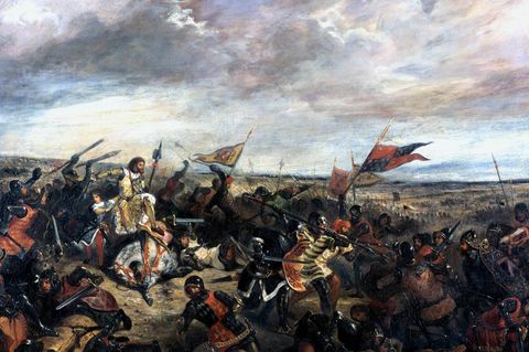 In der Schlacht von Poitiers triumphierten die Engländer.