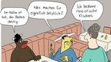Der "Geflügelte Bleistift in Silber" ging an Kai Flemming für sein Bild "Rassistische Klischees".
