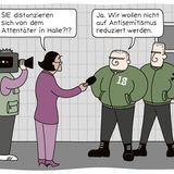 Den "Geflügelten Bleistift in Bronze" sicherte sich Katharina Greve mit "Antisemitismus".