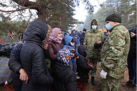 Flüchtlinge in Belarus