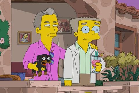 Über Jahrzehnte war die Homosexualität von Assistent Smithers bei den "Simpsons" nur angedeutet worden