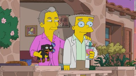 Über Jahrzehnte war die Homosexualität von Assistent Smithers bei den "Simpsons" nur angedeutet worden